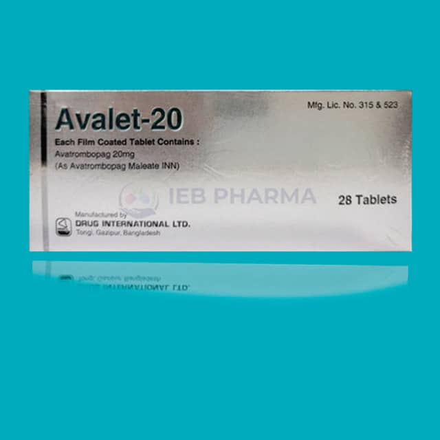 Avalet 20 mg (Avatrombopag) | Worldwide Shipping